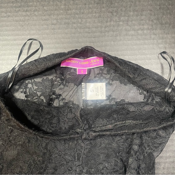 BNIP Daddy Long Legs Lace footless tights small PRICE FIRM NO DISCOUNTS SEE SIZE - Picture 5 of 7